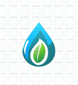 Wassertropfen und Blatt